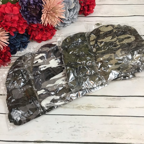 Soft Camouflage Fleece Lined Unisex Beanie - Picture 8 of 8